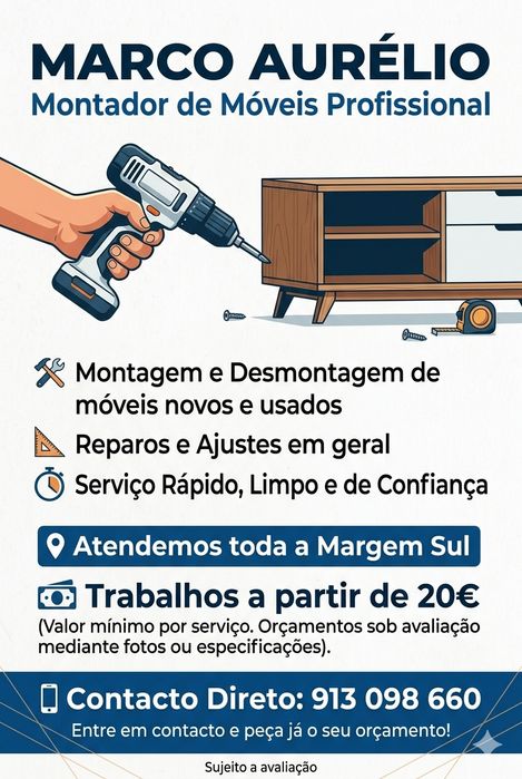 Montagem e desmontagem de móveis