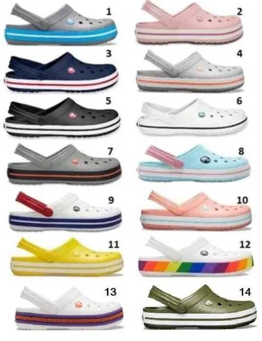 Хіт! Купити  Крокси Crocs Crocband сабо  Оригінал  36-45р + Джибітс