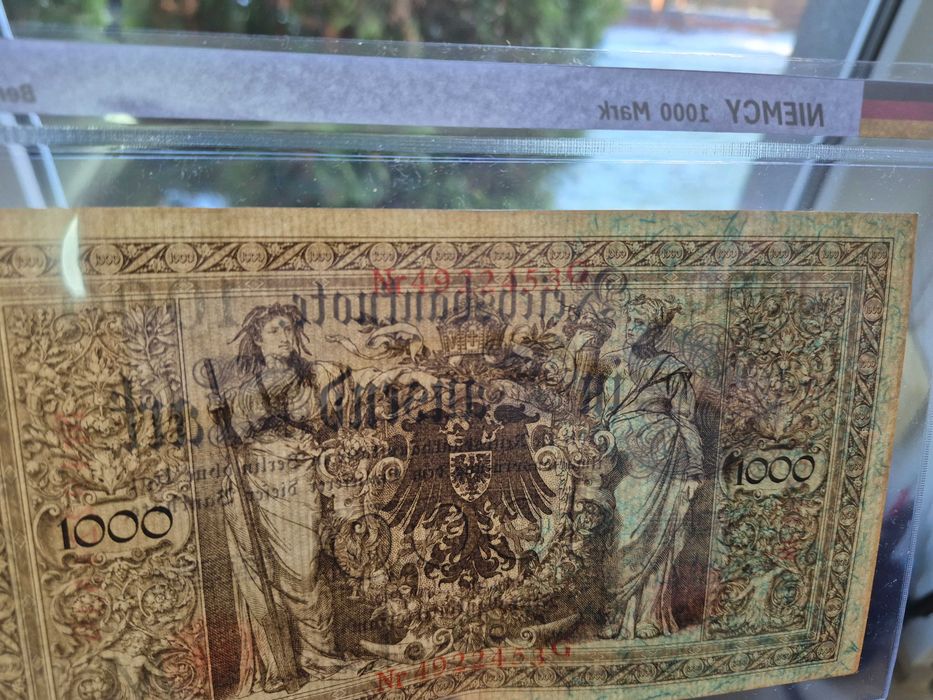 Starocie banknoty ładne stany w solidnych koszulkach