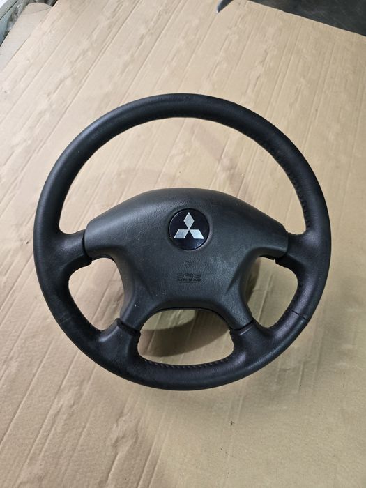 Руль подушка Mitsubishi Outlander 1 CU 2002-2008 Кожа AIRBAG безопасности в руль кермо митсубиси аутлендер