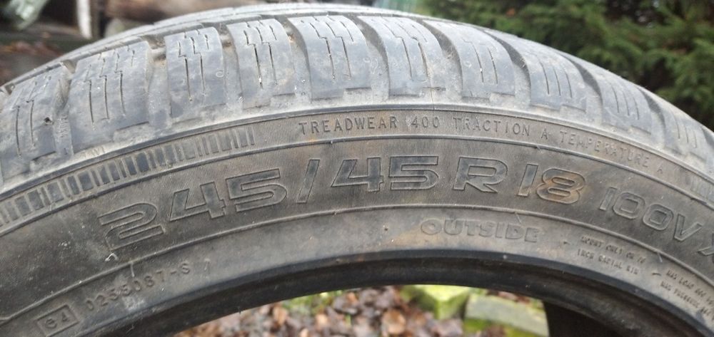 Пара покрышек 245/50 R 18 и 245/45 R 18( 1 шт)