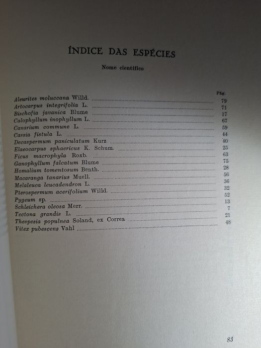 Três livros sobre florestas e madeiras em Timor