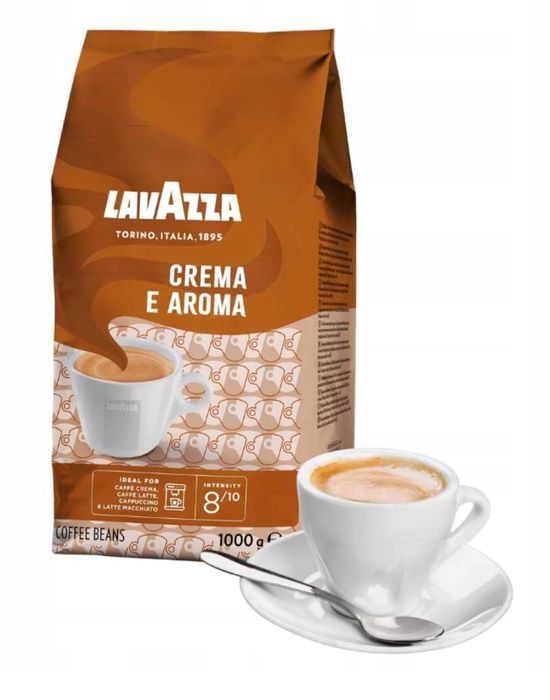 Kawa ziarnista mieszana Lavazza Crema e Aroma 1kg - większa ilość FV