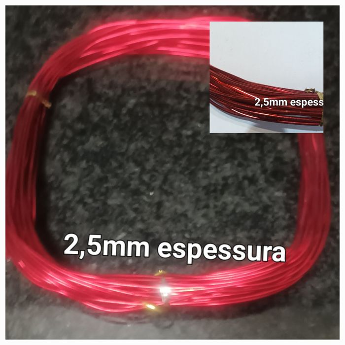 Arame de alumínio colorido