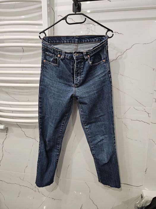 Spodnie damskie jeans ciemne