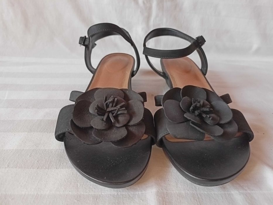 Clarks 41,5 / UK 7,5 D/ - dl. wkł. 26 - skóra- stan bdb
