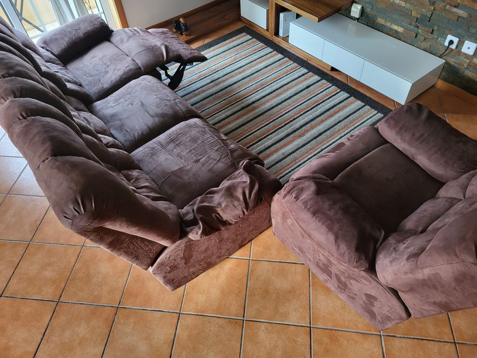 2 sofás extensíveis
