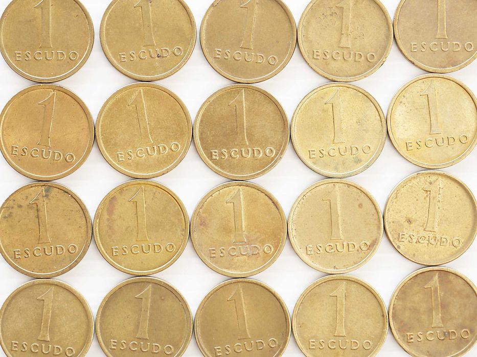 Lote de 22 Moedas 1 Escudo 1986