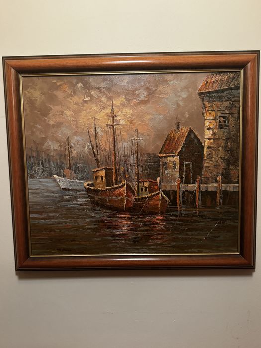 Obraz olej na Płutnie