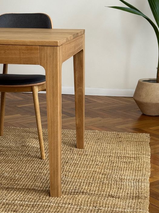 Drewniany stół-rozkładany stół dębowy-chowana dostawka dostępny