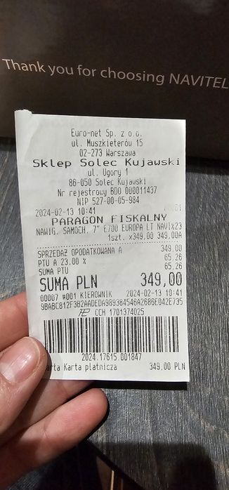 Nawigacja Navitel E700