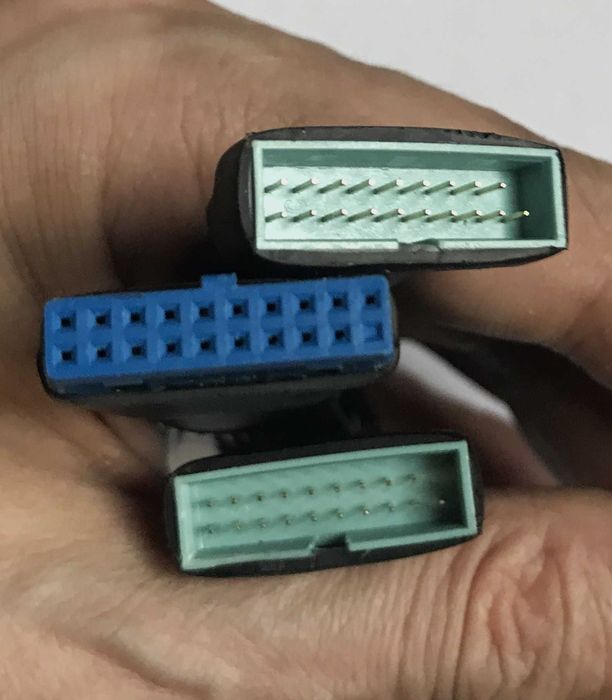 USB 3.0 разветвитель 20-pin + 2×USB 3.0 адаптер (внутренний) - Новый