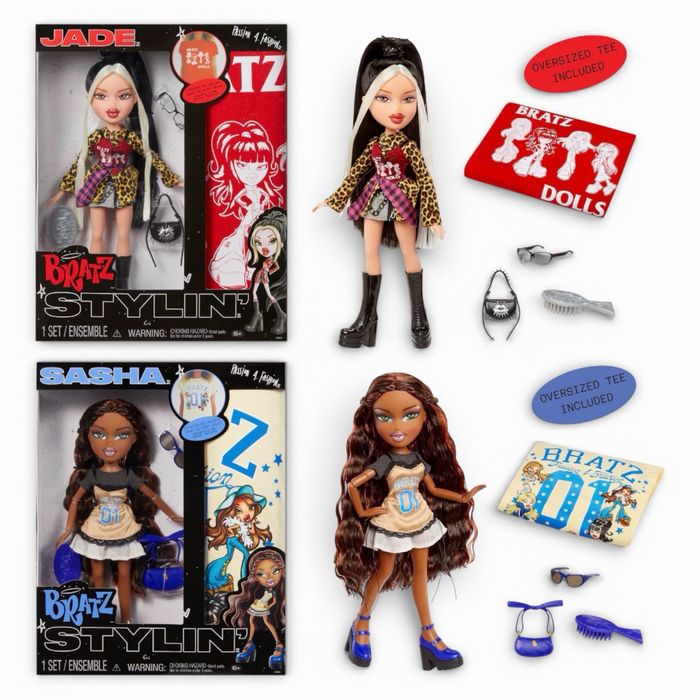 Лялька Bratz Stylin' Jade, Sasha Fashion з футболкою
