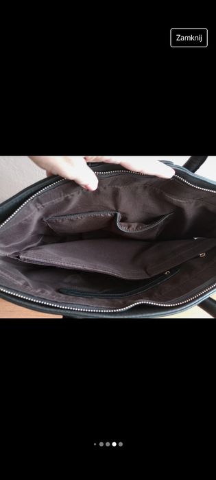 Duża torba mieszcząca A4