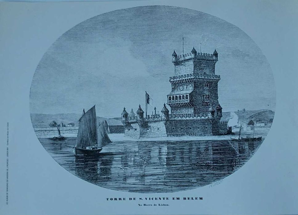 4 Gravuras de J.Pedrozo (João Pedroso), ano 1867