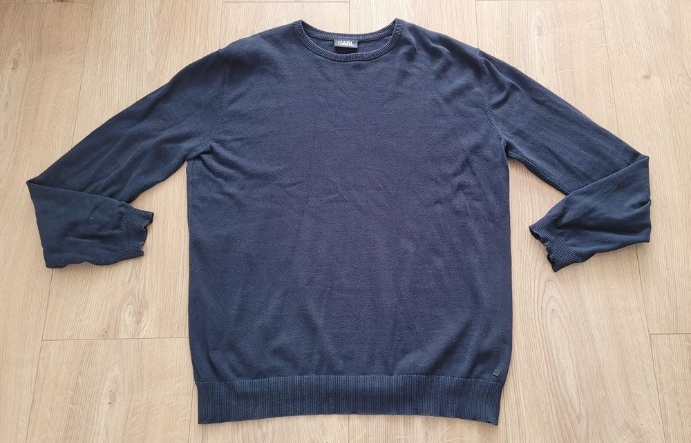 Sweter czarny Karl Lagerfeld Rozmiar L