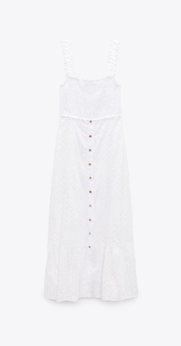Сарафан Zara р М  белый