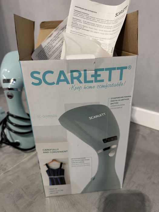 Парова праска Паровий утюг scarlet