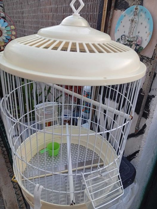 Gaiola para Aves Canarios/Piriquitos
