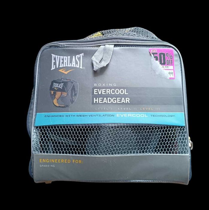 Kask Ochraniacz na głowę Boks Zapasy Kickboxing MMA Everlast L/XL