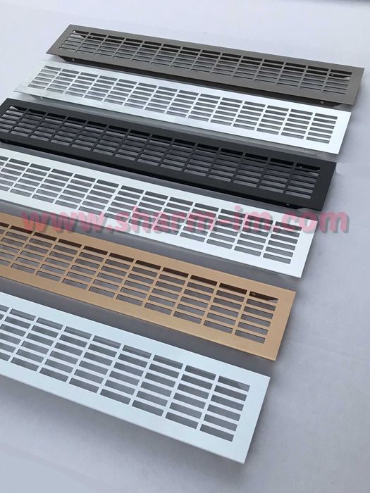 Алюминиевые вентиляционные решетки Разных размеров и цветов