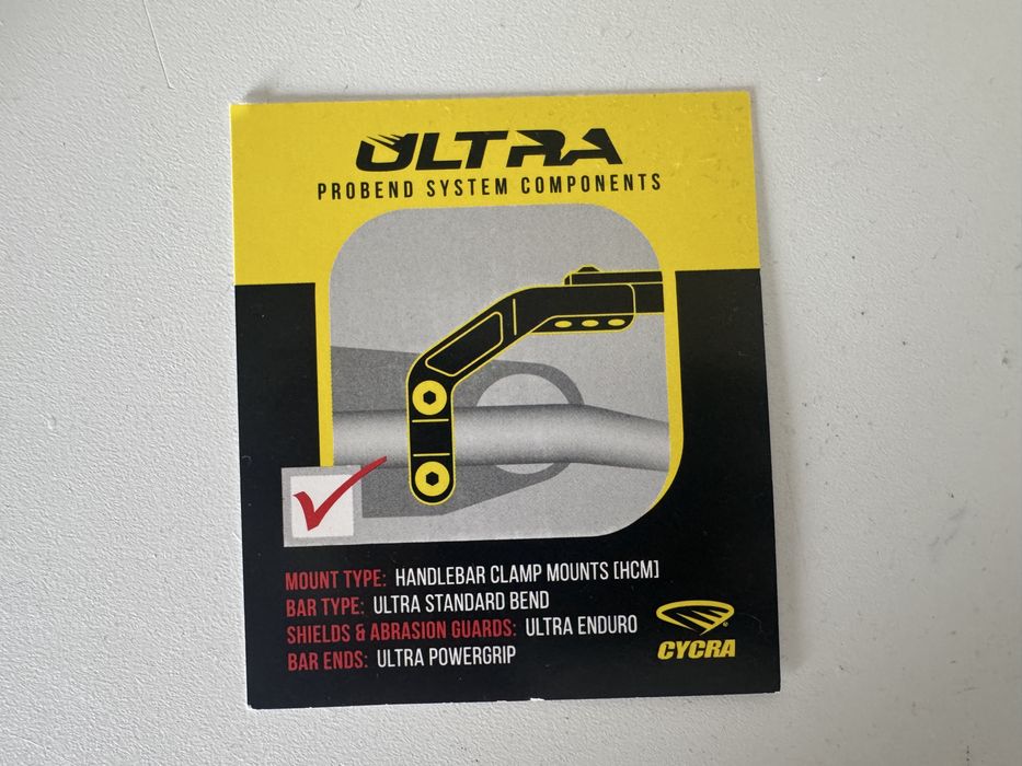 Protetor de mãos / manetes cycra ultra problend hcm