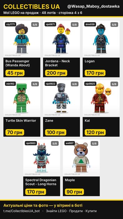 Lego Star Wars Мініфігурки Лего Стар Варс Оригінал та інші