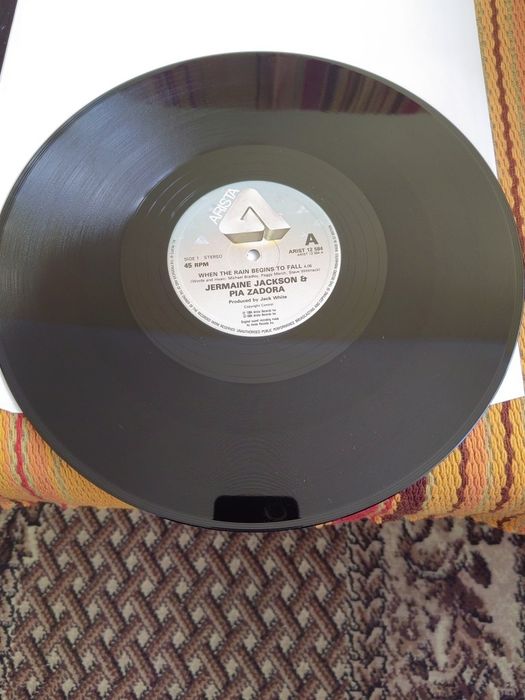 Jermaine Jackson/Pia Zadora - When The Rain Begins To Fall, 12"Maxi si