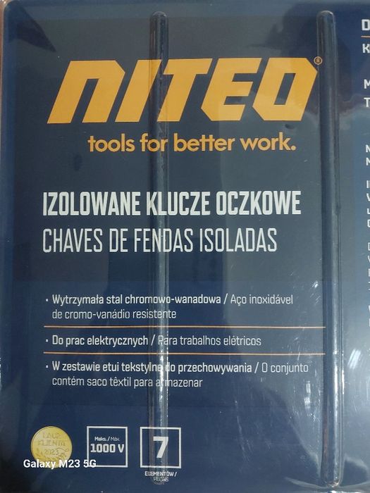 Izolowane klucze oczkowe