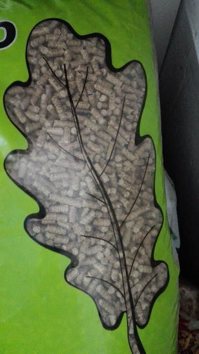 PELET pellet liściasty dębowy czysty 100% POLSKI 6mmceryfikat DIN+A