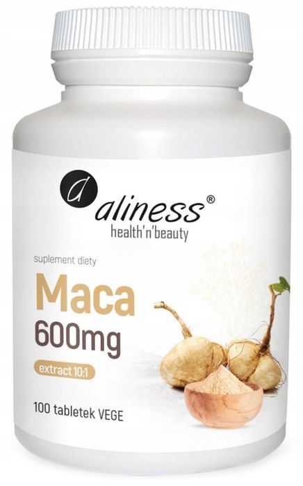 aliness maca ekstrakt 600mg płodność seks libido