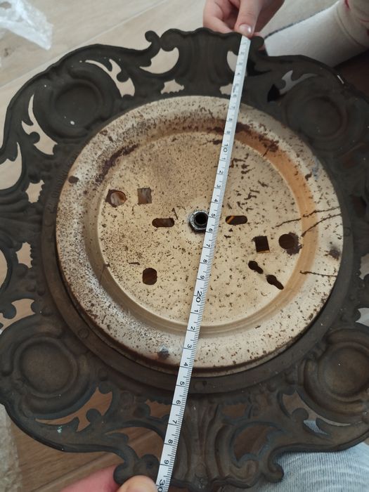Lampa mosiężna plafon piękna