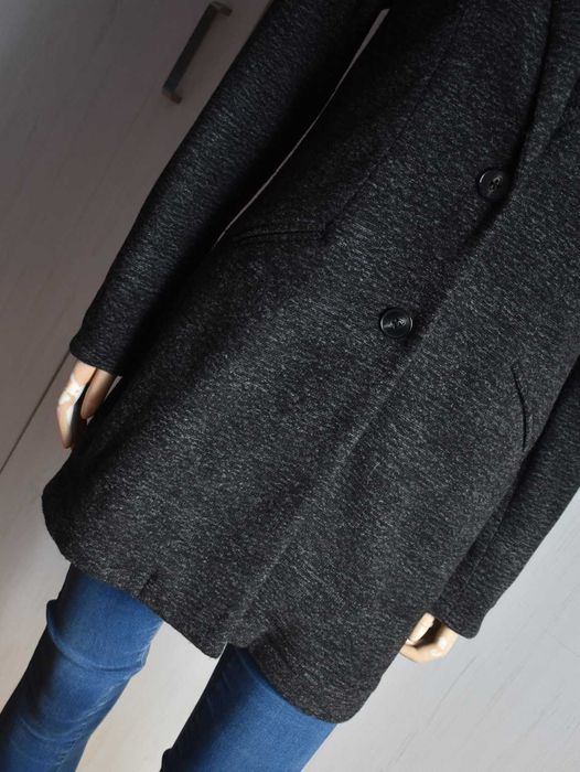 Płaszcz przejściowy 36 S trencz elegancki wiosnę jesień dyplomatka