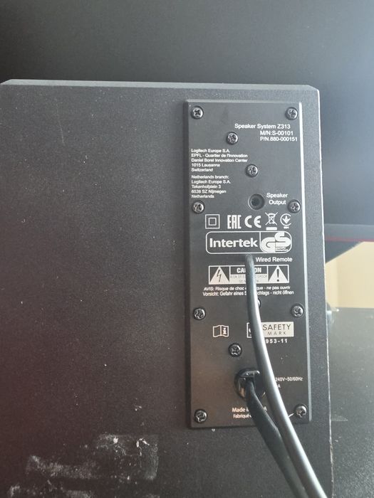 Colunas Logitech z313