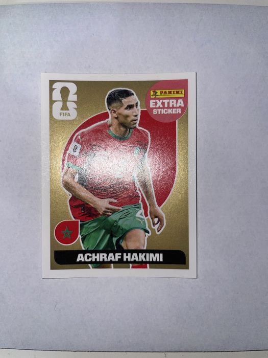 extra sticker hakimi ouro