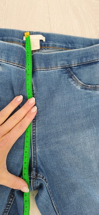 Jeansy jegginsy damskie l h&m 40
