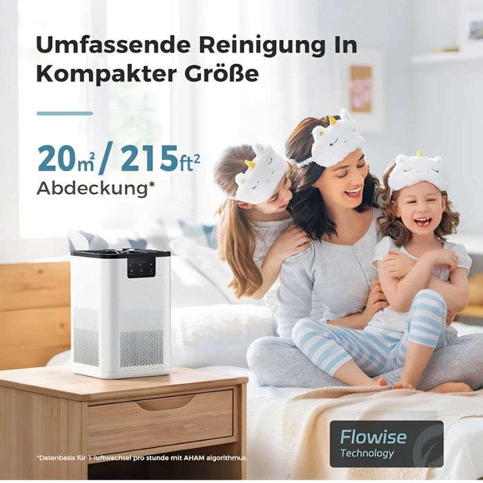 Oczyszczacz powietrza z filtrem HEPA H13 z funkcją aromaterapii