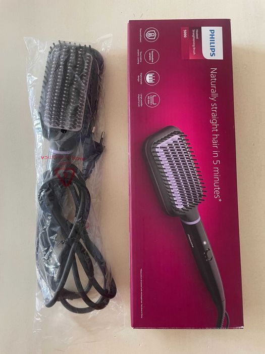 Philips BHH880/00 – Escova Alisadora StyleCare - Como Nova