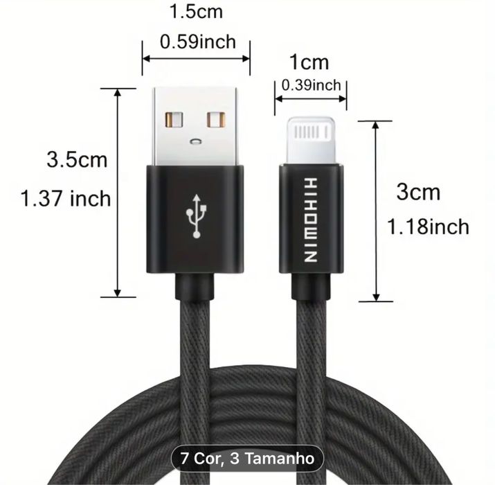 Cabo de carregamento rapido