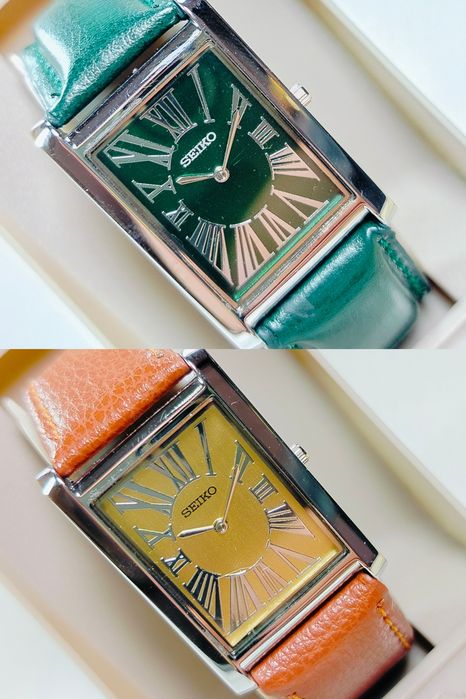 2 x zegarek Seiko Tank Quartz