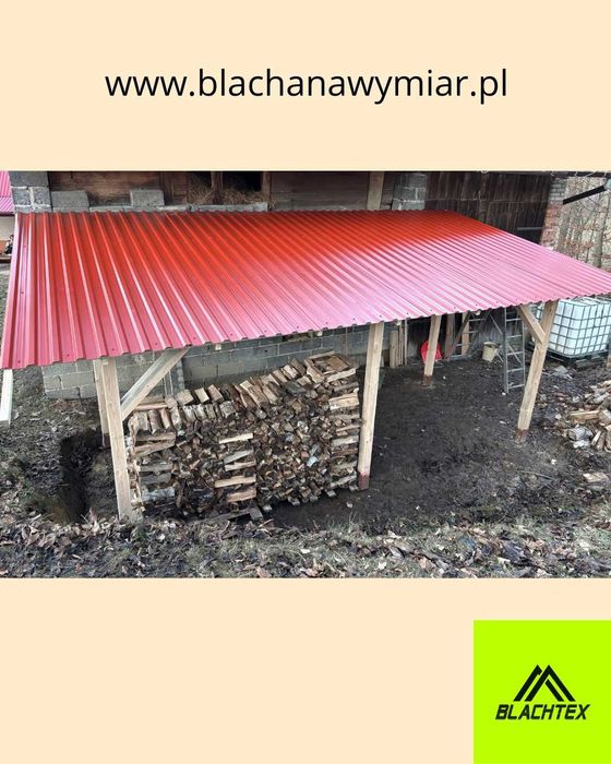 BLACHA TRAPEZOWA na budynki gospodarcze 2 gatunek