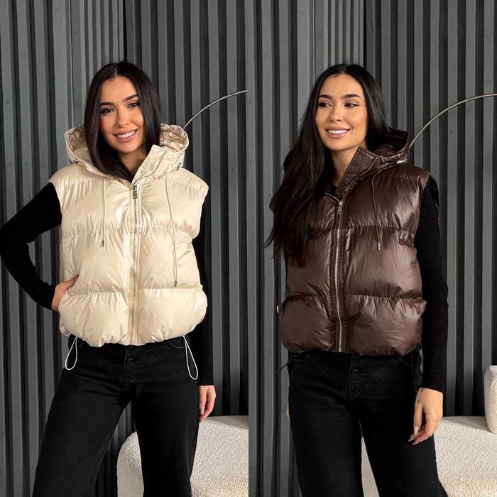 В наличии! Женская весенняя жилетка 2 цвета + Подарок*