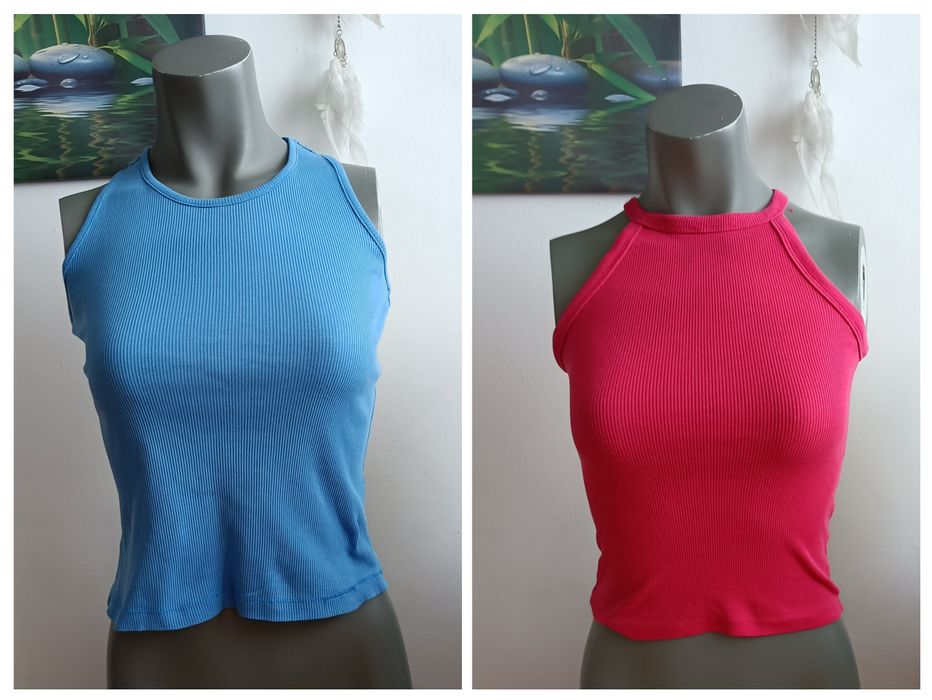 Zestaw dwóch topów damskich marki Sinsay rozmiar 34