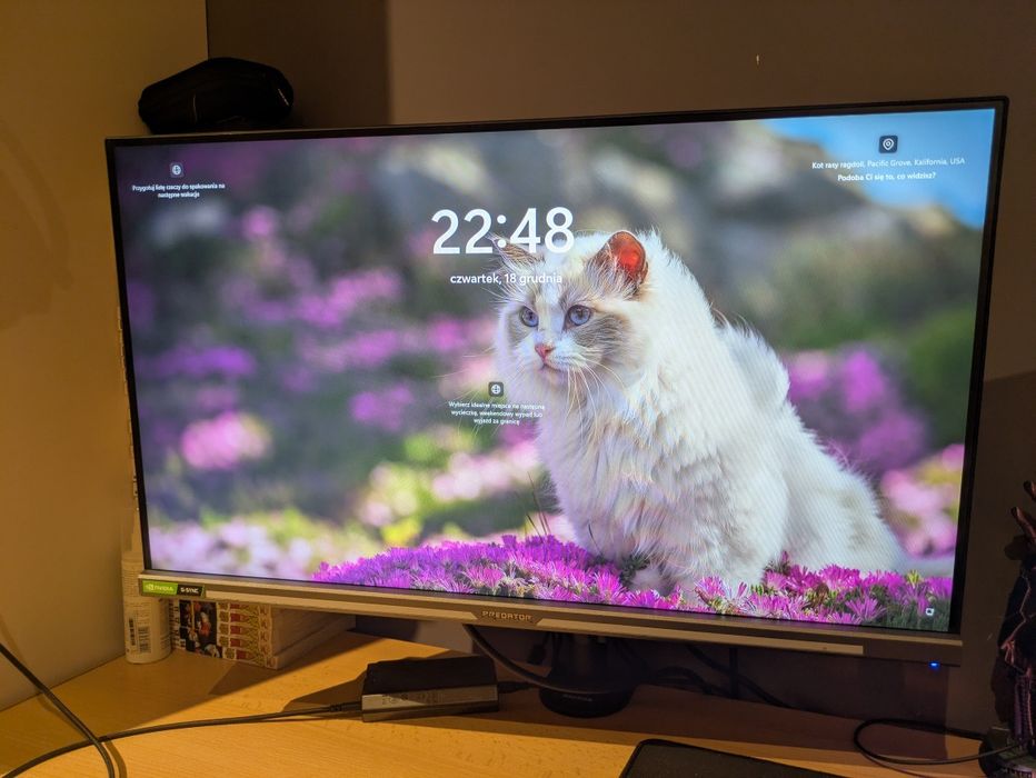 Monitor Acer predator xb253q gwbmiiprzx, pełny komplet, stan bdb