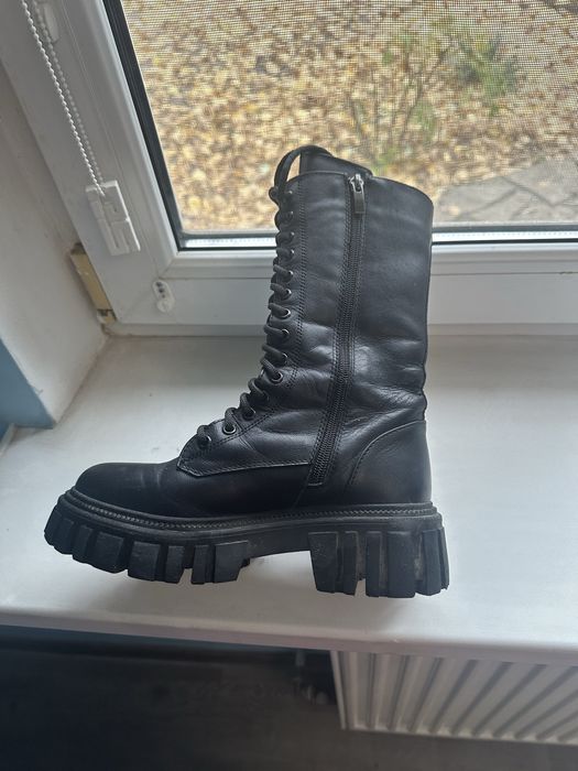 Сапоги зимние черные