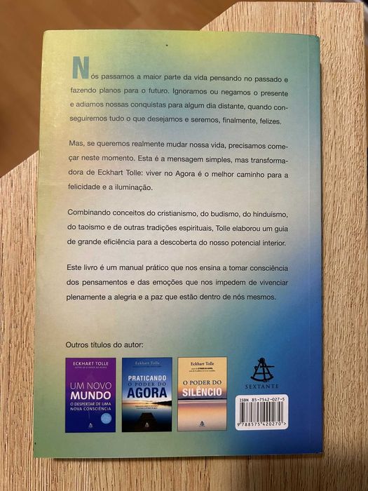 Livro O Poder do Agora - Eckhart Tolle