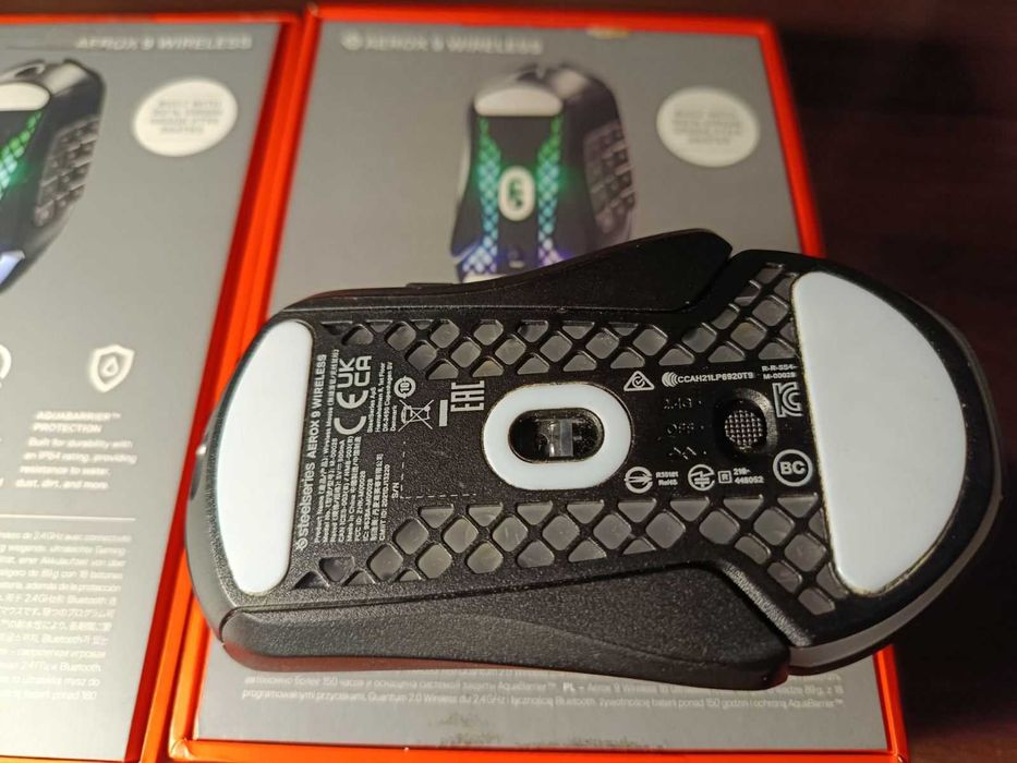 Миша SteelSeries Aerox 9 Wireless/Bluetooth/USB Black