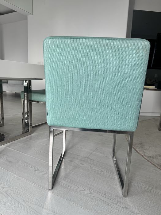 6 cadeiras design em aço inox – Interdesign