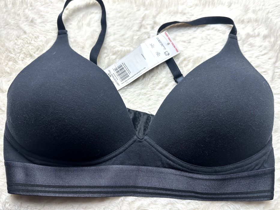 F & F biustonosz czarny profilowany nowy 75 C