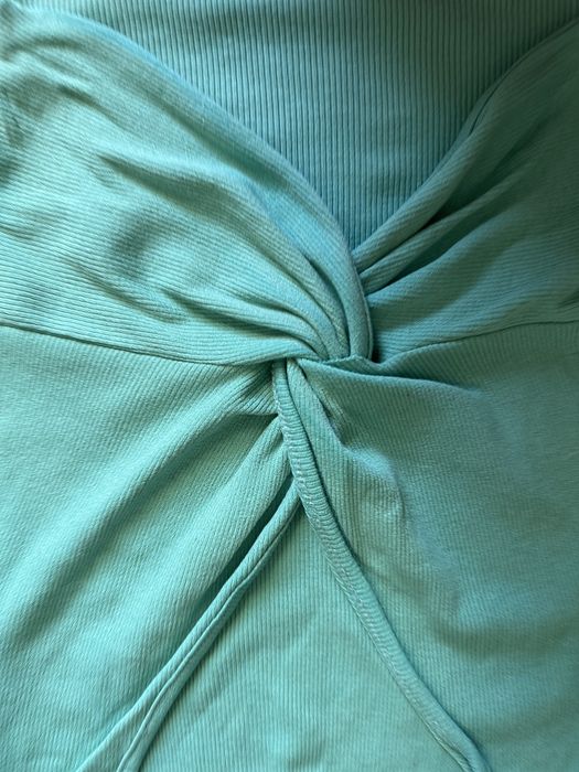 Camisola curta verde